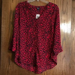 Harper blouse 🖤❤️